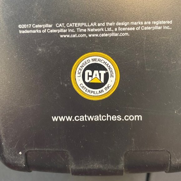 CAT Watch Men's Bold II Stainless Steel Analog-Quartz Watch/Silicone Band, Black - Picture 8 of 8